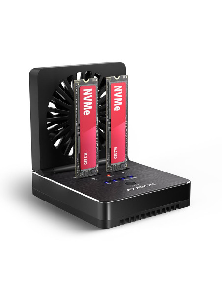 SSD ACC DOCK STATION USB-C/2XM.2 NVME ADSA-M2C22 AXAGON