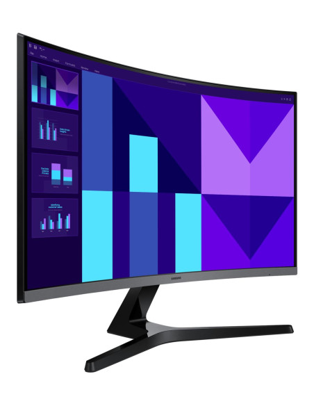 LCD Monitor, SAMSUNG, LS27D390GAUXEN, 27", Business/Curved, Tilt, Matte, Panel VA, 1920x1080, 16:9, 100Hz, 4 ms, LS27D390GAUXEN