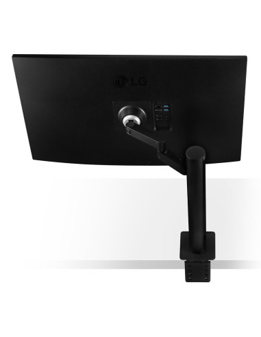 LCD Monitor, LG, 31.5", Panel IPS, 3840x2160, 16:9, 60Hz, 5 ms, Speakers, Swivel, Pivot, Height adjustable, Tilt, Colour Black,