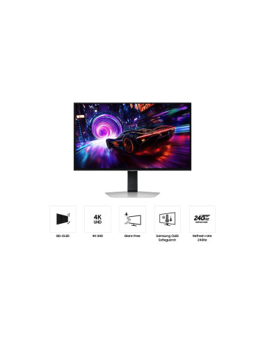 Monitor, SAMSUNG, S32FG810SU, 32", Gaming/Smart/4K, Swivel, Pivot, Height adjustable, Tilt, Panel OLED, 3840x2160, 16:9, 240, 0