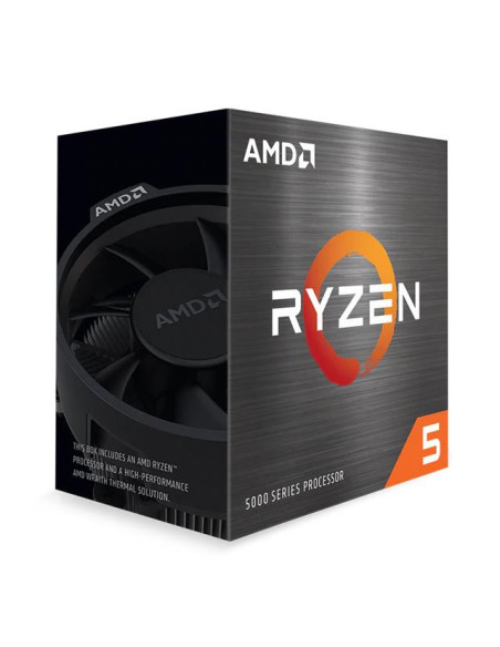 CPU, AMD, Desktop, Ryzen 5, 5600X, Vermeer, 3700 MHz, Cores 6, 32MB, Socket SAM4, 65 Watts, BOX, 100-100000065BOX