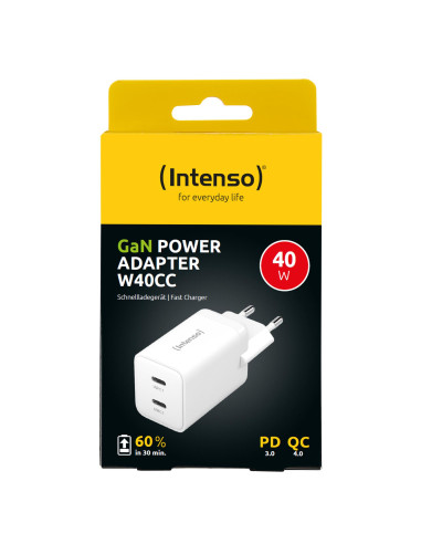 POWER ADAPTER 2XUSB-C GAN/7804012 INTENSO