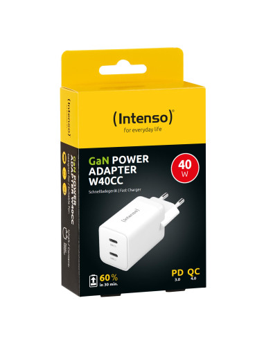 POWER ADAPTER 2XUSB-C GAN/7804012 INTENSO