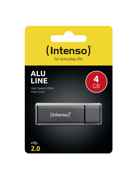 MEMORY DRIVE FLASH USB2 4GB/BLACK 3521451 INTENSO