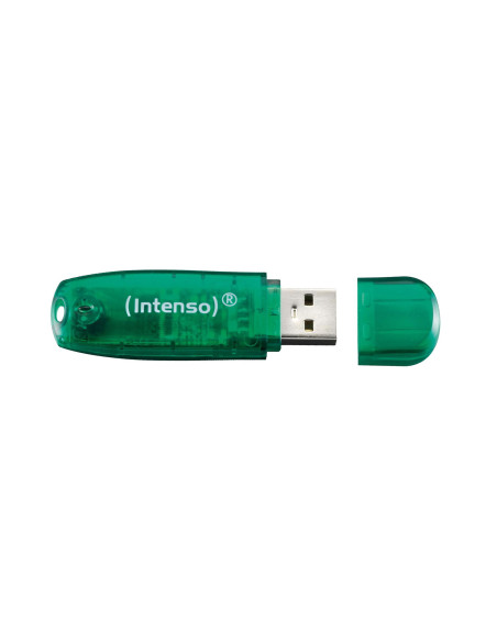 MEMORY DRIVE FLASH USB2 8GB/GREEN 3502460 INTENSO