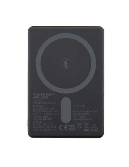POWER BANK USB 10000MAH MAG/GREY 7344034 INTENSO