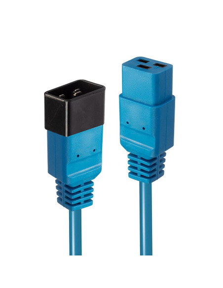 CABLE POWER IEC EXTENSION 3M/BLUE 30122 LINDY