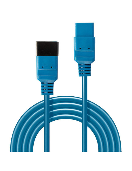 CABLE POWER IEC EXTENSION 3M/BLUE 30122 LINDY