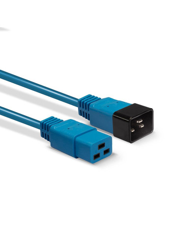 CABLE POWER IEC EXTENSION 3M/BLUE 30122 LINDY