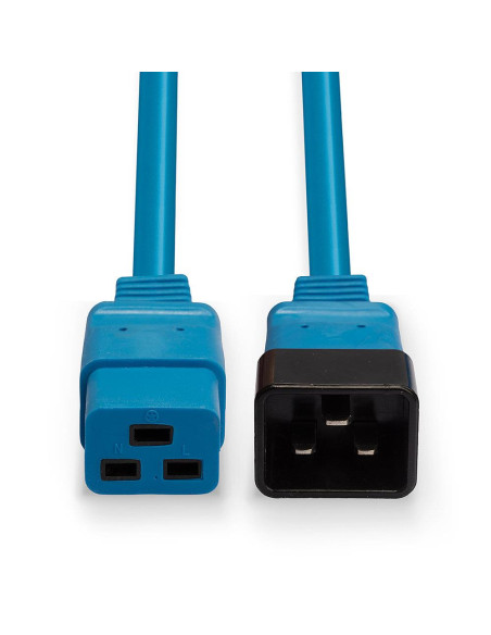 CABLE POWER IEC EXTENSION 3M/BLUE 30122 LINDY