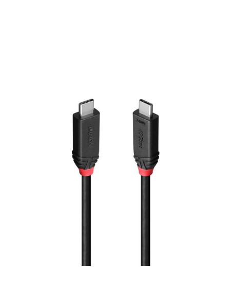 CABLE USB4 240W TYPE C 1M/BLACK LINE 37001 LINDY