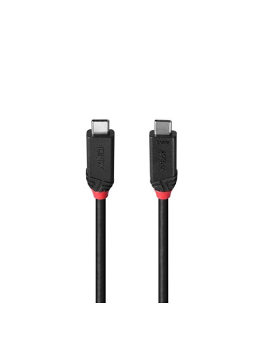 CABLE USB4 240W TYPE C 1M/BLACK LINE 37001 LINDY