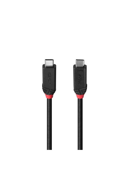 CABLE USB4 240W TYPE C 1M/BLACK LINE 37001 LINDY