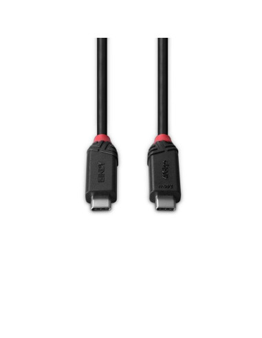 CABLE USB4 240W TYPE C 1M/BLACK LINE 37001 LINDY