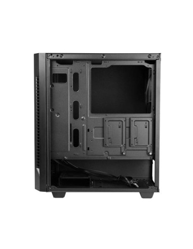 Case, CHIEFTEC, ELOX, MidiTower, Not included, ATX, MicroATX, MiniITX, Colour Black, AS-01B-OP