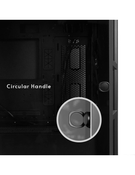 Case, CHIEFTEC, APEX AIR, MidiTower, Not included, ATX, MicroATX, MiniITX, Colour Black, GA-01B-M-OP