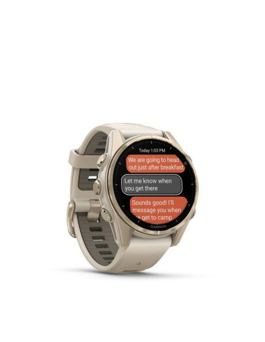 SMARTWATCH FENIX 8 SAPPHIRE/SOFT GOLD 010-02903-11 GARMIN