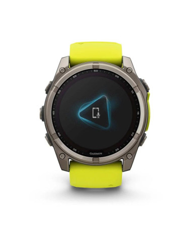SMARTWATCH FENIX 8 SAPP. SOLAR/YELLOW 010-02907-21 GARMIN