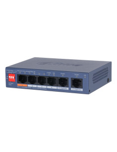 Switch, DAHUA, DH-CS4006-4ET2GT-60, Switch layer L2, 2xRJ-45 ports, RJ-45 Ports Type Fast Ethernet (10/100), 4xGigabit Ethernet