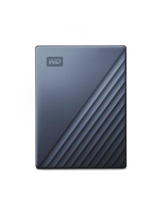 External HDD, WESTERN DIGITAL, My Passport Ultra, 4TB, USB 3.0, Colour Blue, WDBFTM0040BBL-WESN