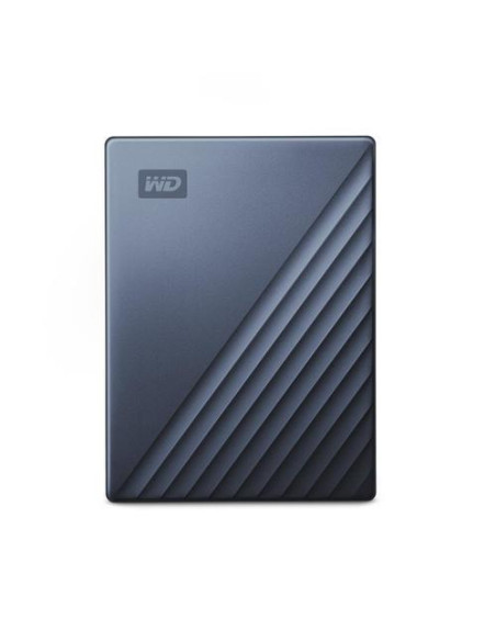 External HDD, WESTERN DIGITAL, My Passport Ultra, 4TB, USB 3.0, Colour Blue, WDBFTM0040BBL-WESN