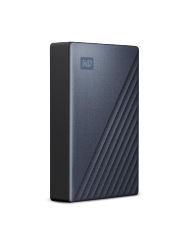 External HDD, WESTERN DIGITAL, My Passport Ultra, 4TB, USB 3.0, Colour Blue, WDBFTM0040BBL-WESN