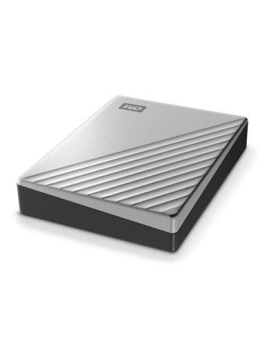 External HDD, WESTERN DIGITAL, My Passport Ultra, 4TB, USB 3.0, Colour Silver, WDBFTM0040BSL-WESN