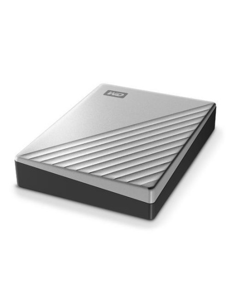 External HDD, WESTERN DIGITAL, My Passport Ultra, 4TB, USB 3.0, Colour Silver, WDBFTM0040BSL-WESN