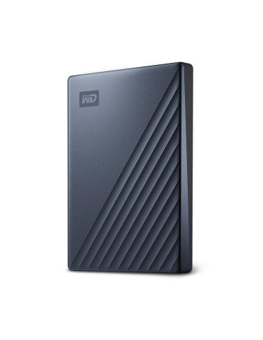 External HDD, WESTERN DIGITAL, My Passport Ultra, 5TB, USB 3.0, Colour Blue, WDBFTM0050BBL-WESN