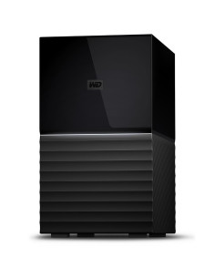 External HDD, WESTERN DIGITAL, My Book Duo, 16TB, USB-C, USB 3.0, Drives 2, Black, WDBFBE0160JBK-EESN