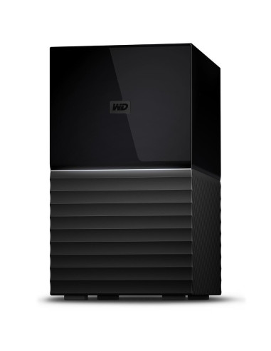 External HDD, WESTERN DIGITAL, My Book Duo, 16TB, USB-C, USB 3.0, Drives 2, Black, WDBFBE0160JBK-EESN