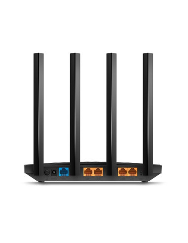 Wireless Router, TP-LINK, Wireless Router, 1200 Mbps, Wi-Fi 5, 1 WAN, 4x10/100/1000M, Number of antennas 4, ARCHERC6