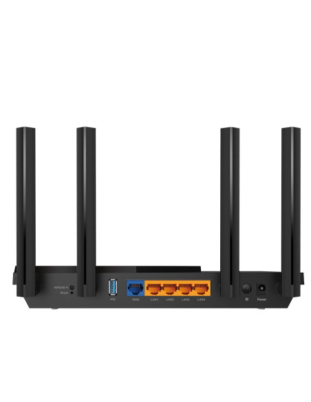 Wireless Router, TP-LINK, Wireless Router, 3000 Mbps, Wi-Fi 6, USB 3.0, 1 WAN, 4x10/100/1000M, Number of antennas 4, ARCHERAX55