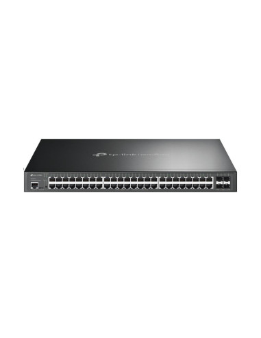 Switch, TP-LINK, Omada, TL-SG3452XP, Type L2+, Rack, 48x10Base-T / 100Base-TX / 1000Base-T, 4xSFP+, 1, 1, PoE+ ports 48, 500 Wa
