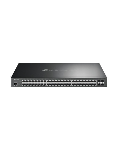 Switch, TP-LINK, Omada, TL-SG3452XP, Type L2+, Rack, 48x10Base-T / 100Base-TX / 1000Base-T, 4xSFP+, 1, 1, PoE+ ports 48, 500 Wa