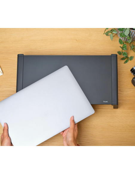 MONITOR ACC STAND MONTA/GLASS BLK 25271 TRUST