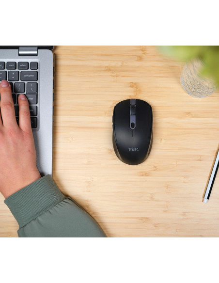 MOUSE USB OPTICAL WRL OZAA/BLACK 24819 TRUST