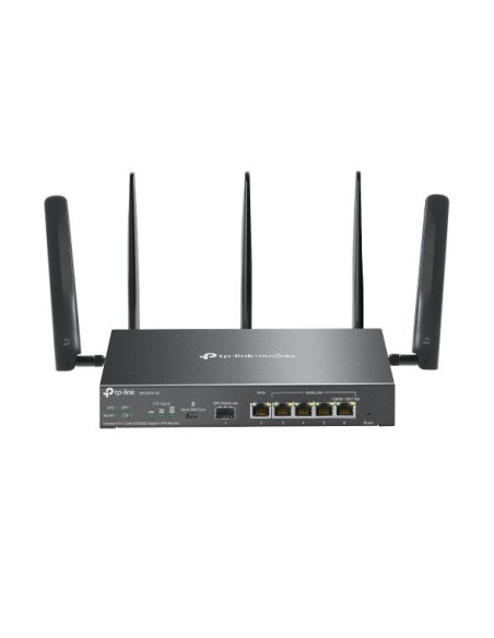 Wireless Router, TP-LINK, Omada 4G+ Cat6 AX3000 Gigabit VPN Router, Wi-Fi 6 (802.11ax), Data speed 2402 Mbit/s, Ethernet WAN Ye