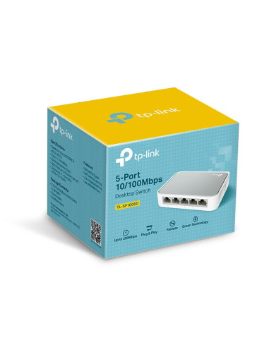 Switch, TP-LINK, 5x10Base-T / 100Base-TX, TL-SF1005D