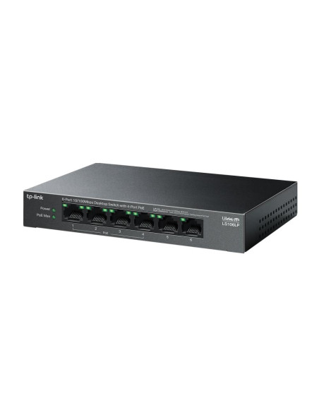 Switch, TP-LINK, LS106LP, PoE ports 4, LS106LP