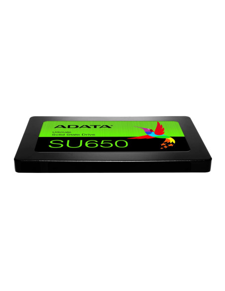 SSD, ADATA, SU650, 512GB, SATA 3.0, Write speed 450 MBytes/sec, Read speed 520 MBytes/sec, 2,5", TBW 140 TB, MTBF 2000000 hours