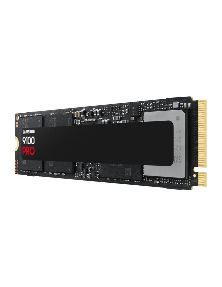 SSD, SAMSUNG, 9100 PRO, 4TB, M.2, PCIe Gen5, NVMe, TLC, Write speed 13400 MBytes/sec, Read speed 14800 MBytes/sec, 2.38mm, TBW 