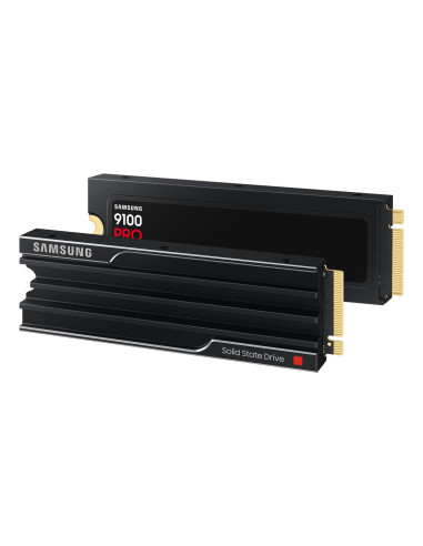 SSD, SAMSUNG, 9100 PRO, 4TB, M.2, PCIe Gen5, NVMe, TLC, Write speed 13400 MBytes/sec, Read speed 14800 MBytes/sec, 2.38mm, TBW 