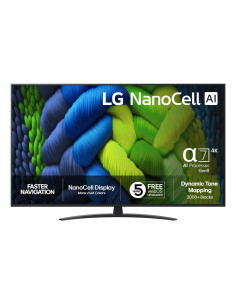TV Set, LG, 65 ", 4K Ultra HD, 3840 x 2160 pixels, Flat, 16:9, LED, 65NANO82A6B