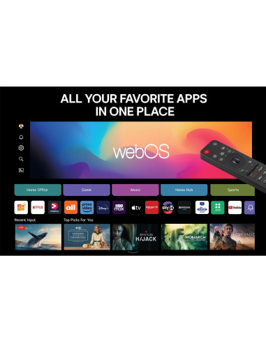 TV Set, LG, 65 ", 4K Ultra HD, 3840 x 2160 pixels, Flat, 16:9, LED, 65NANO82A6B