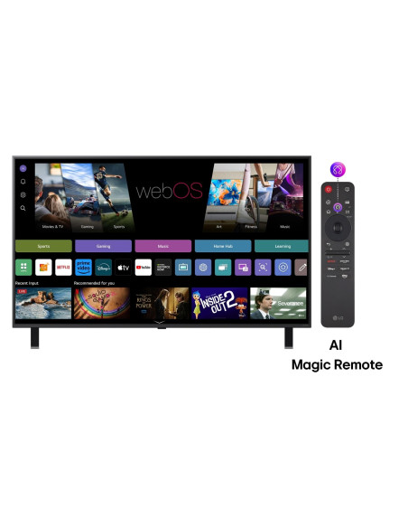 TV Set, LG, 55 ", 4K Ultra HD, 3840 x 2160 pixels, Flat, 16:9, QNED evo, 55QNED85A3C