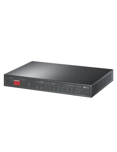 Switch, TP-LINK, TL-SG1210PP, 9x10Base-T / 100Base-TX / 1000Base-T, 1x10/100/1000BASE-T/SFP combo, PoE+ ports 6, TL-SG1210PP