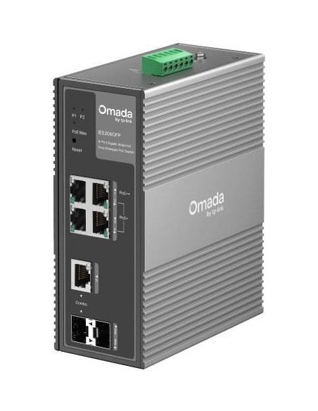 Switch, TP-LINK, Switch type Managed, Rack mounting Yes, 4xRJ-45 ports, RJ-45 Ports Type Gigabit Ethernet (10/100/1000), 1xComb