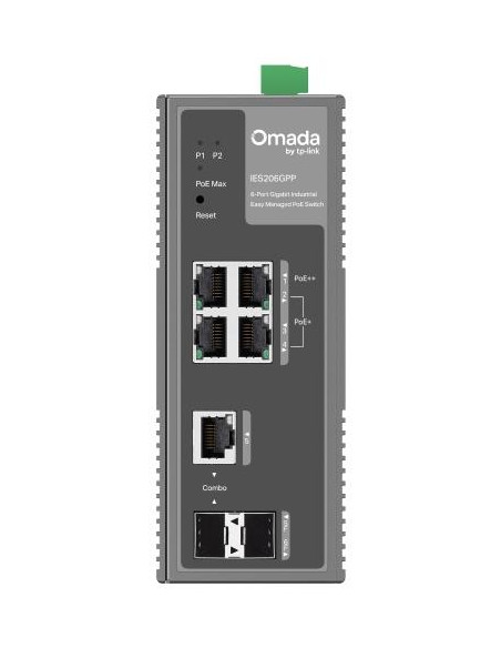 Switch, TP-LINK, Switch type Managed, Rack mounting Yes, 4xRJ-45 ports, RJ-45 Ports Type Gigabit Ethernet (10/100/1000), 1xComb