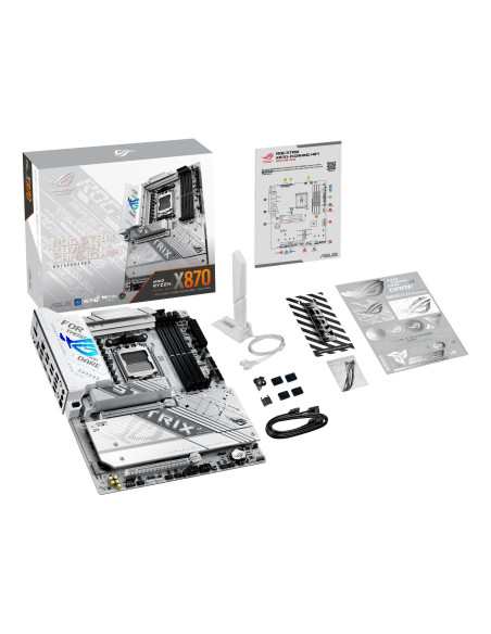 Mainboard, ASUS, AMD X870, SAM5, ATX, Memory DDR5, Memory slots 4, 1xPCI-Express 4.0 16x, 1xPCI-Express 5.0 16x, 4xM.2, 1xHDMI,